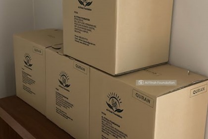 6. Packages  for students in Kedah ready to be transported